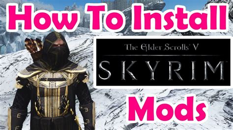 how to install skyrim mods